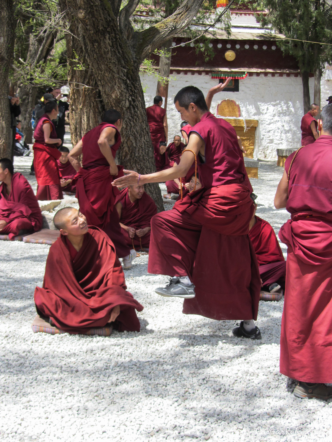 Monks Debate at Sera Monastery